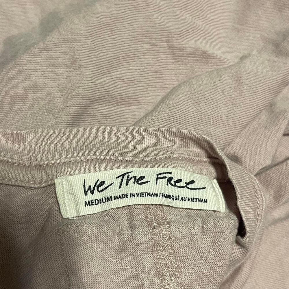 Free people tshirt 100 percent cotton oversized t-shirt with a relaxed fit - Picture 3 of 4